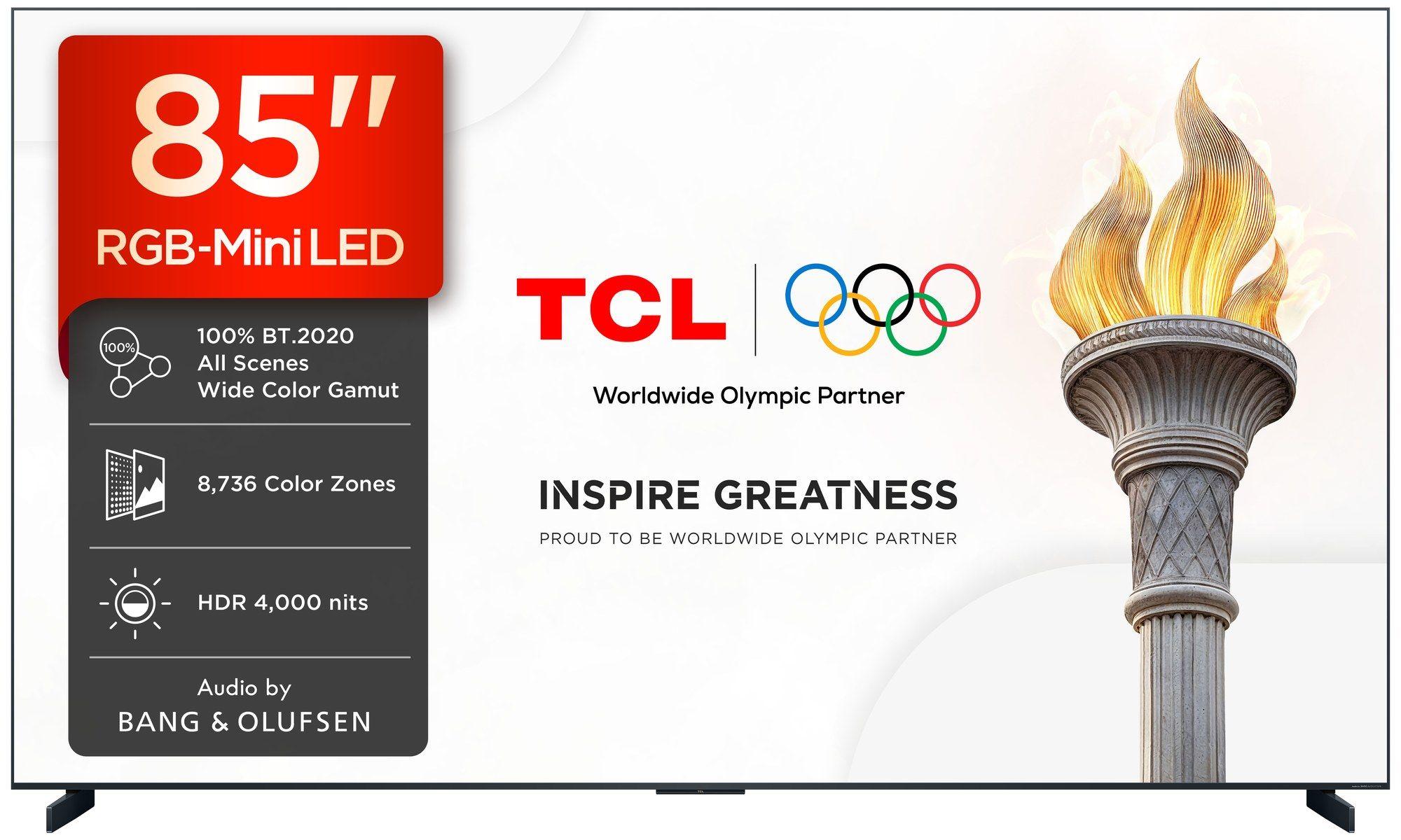 Televisão TCL TV 85RM9L (RGB Mini LED - 3840 x 2160 pixels - RGB-Mini LED - Preto), miniatura 3