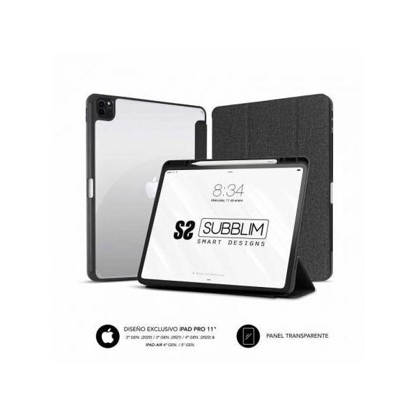 Capa para Tablet SUBBLIM Clear Shock Case para iPad Pro 11 / iPad Air 4.ª e 5.ª Geração (Apple - Preto/Transparente), miniatura 5