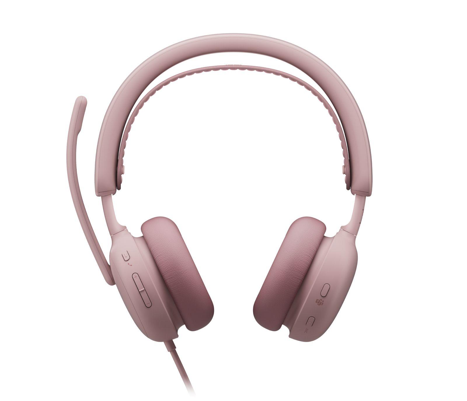 Headset LOGITECH Zone Wired 2 (Binaural - Com fios - Supra-aural - Rosa) — miniatura 3