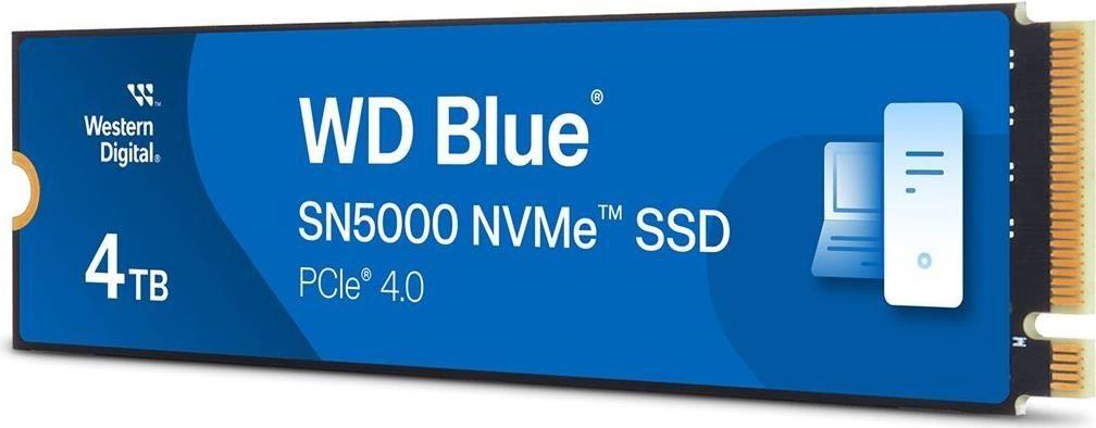 SSD WESTERN DIGITAL WD Blue SN5000 (4 TB - M.2 2280 - PCI Express 4.0 NVMe)