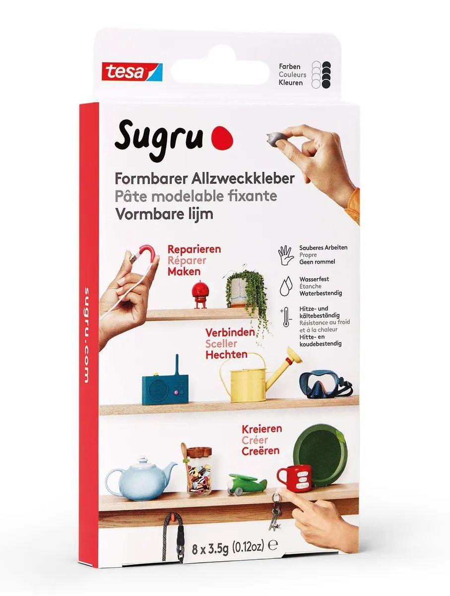 Cola Universal Moldável TESA Sugru (Preto/Branco)