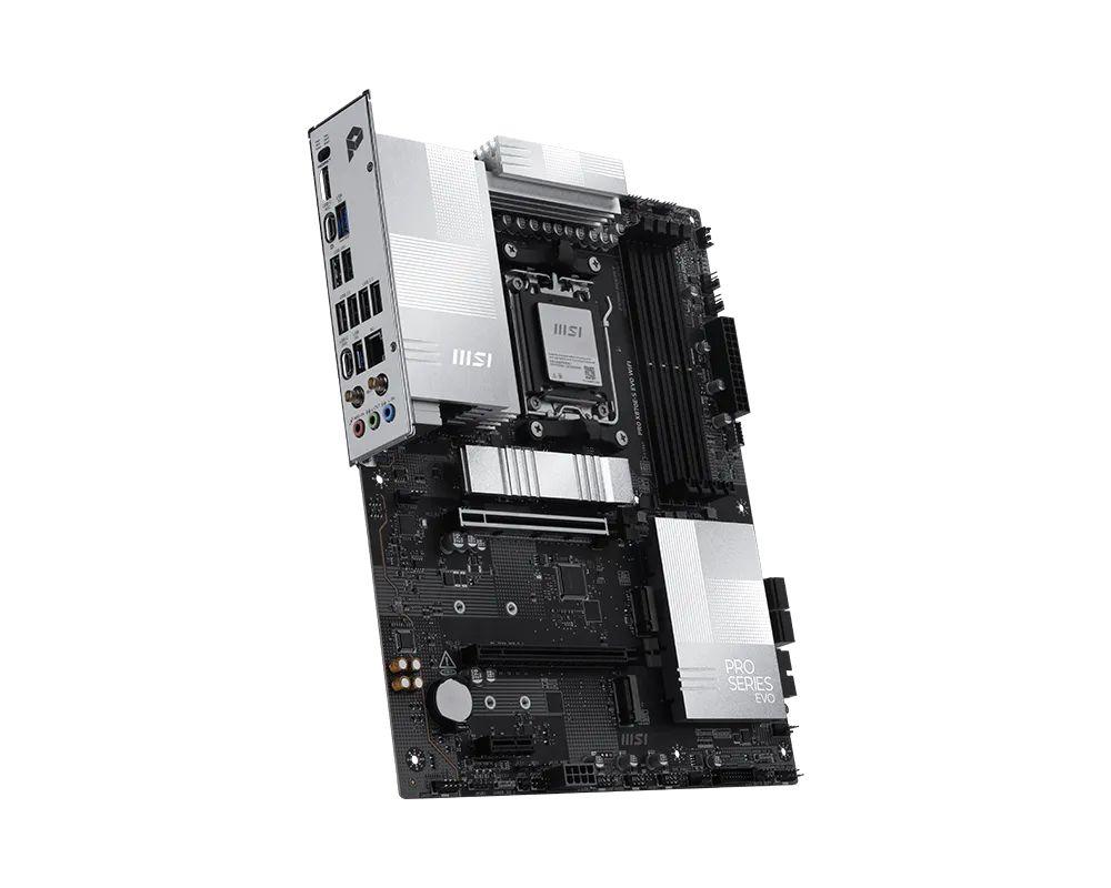 Motherboard MSI PRO X870E-S EVO WIFI (AM5 - ATX - Duplo canal - Preto), miniatura 3