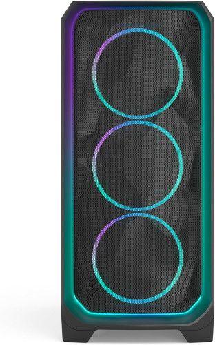 Caixa para PC FRACTAL DESIGN Meshify 3 Ambience Pro RGB (2,5" - Aço e vidro temperado - RGB multicolorida - Preto)