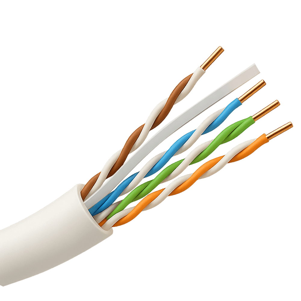 Cabo de Rede HIKVISION DS-1LN6UEL5 (305 m - Cat 6 - Branco)