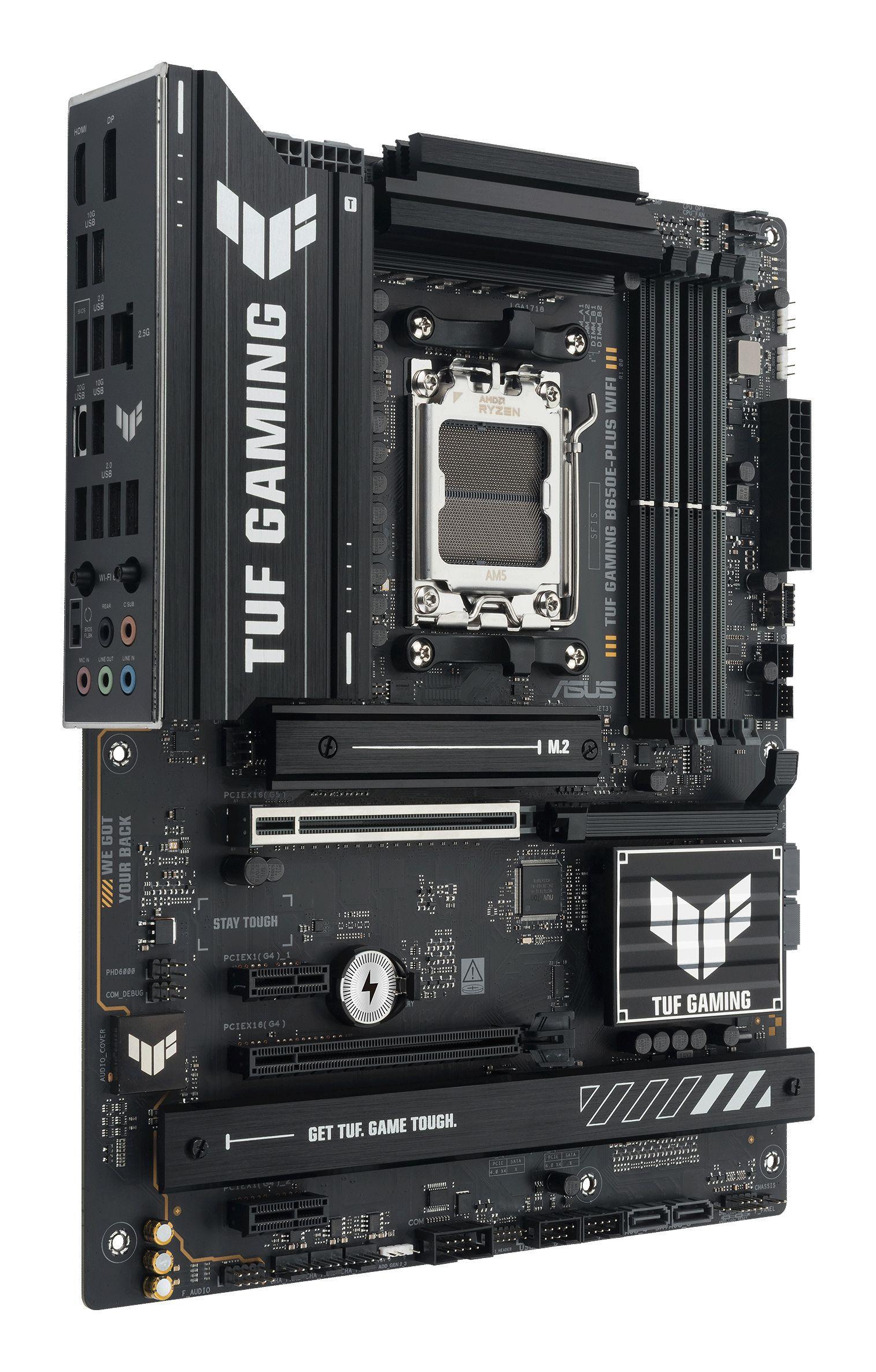 Motherboard ASUS TUF GAMING B650E-PLUS WIFI (AM5 - ATX - Duplo canal - Preto), miniatura 3