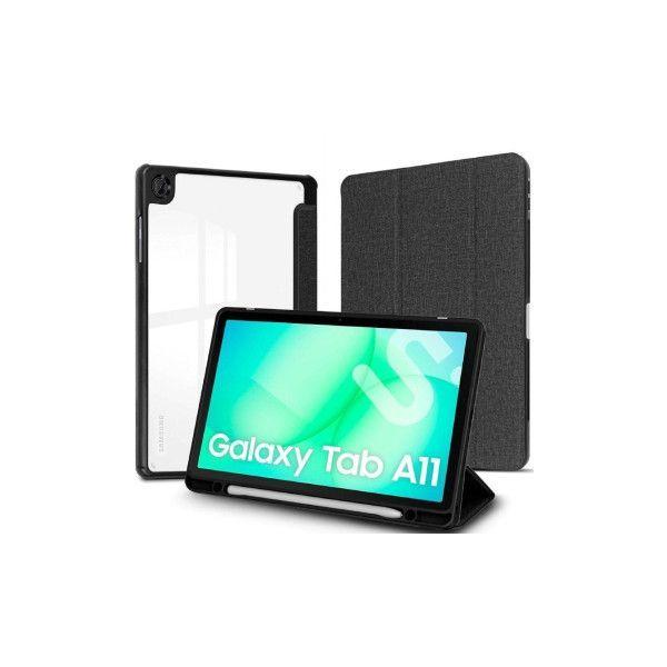 Capa tipo Livro SUBBLIM Clear Shock Case (Samsung Galaxy Tab A11 8,7" - Preto)