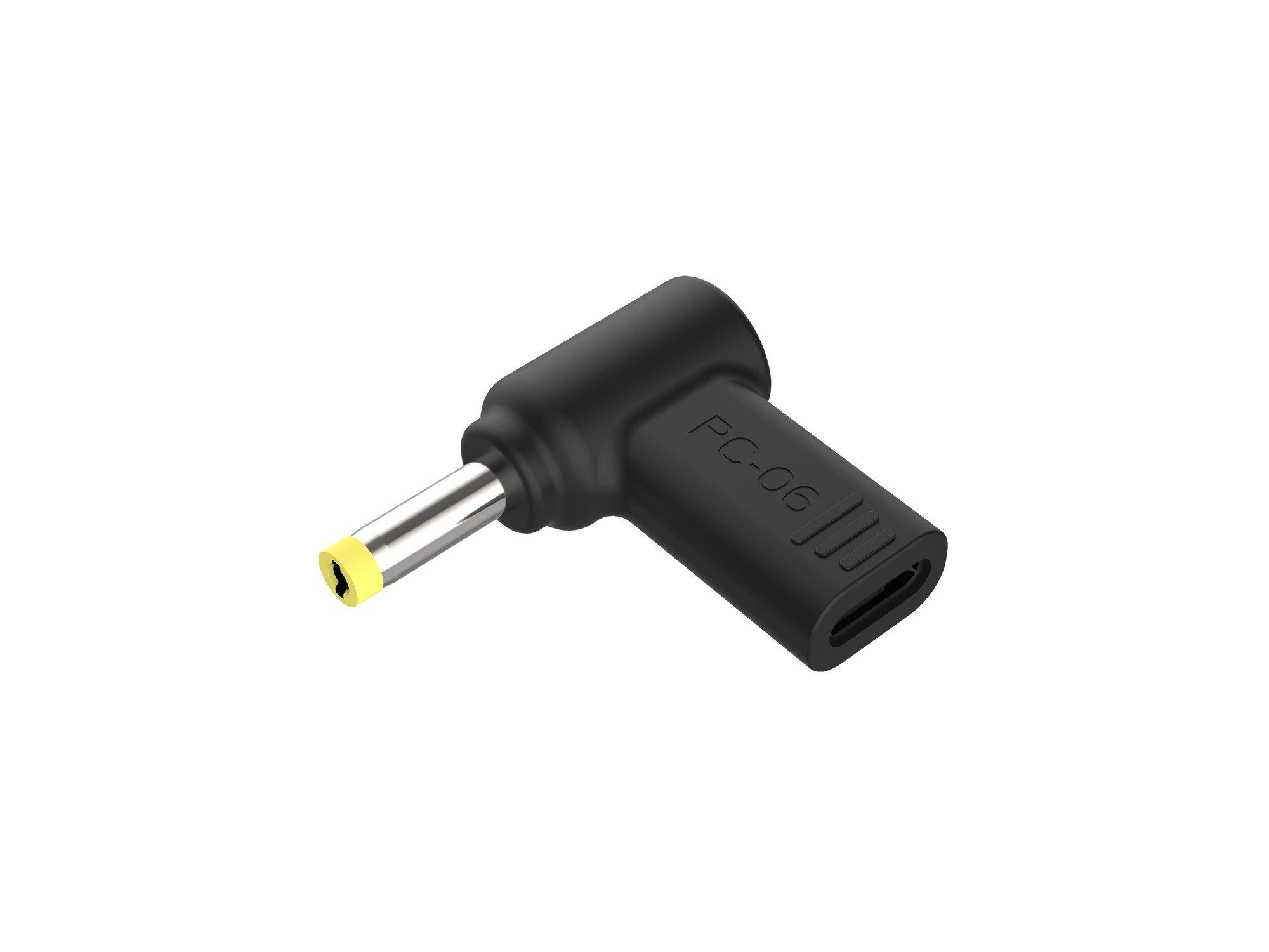 Ficha Adaptadora de Alimentação para Portátil CONCEPTRONIC ABBY15PC06 (Universal - Preto)