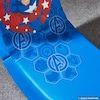 Cadeira Gaming de Chão XROCKER 2021178 (Azul) — miniatura 3