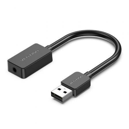 Placa de Som Externa VENTION CDZB0 (USB - USB-A macho - Preto)