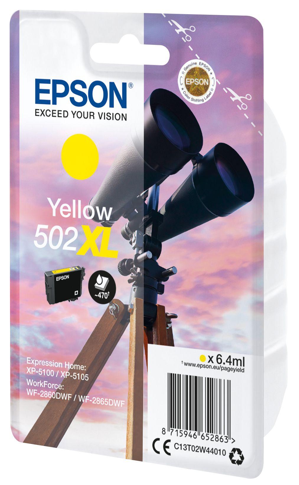 Tinteiro EPSON 502XL (470 páginas - Amarelo), miniatura 7