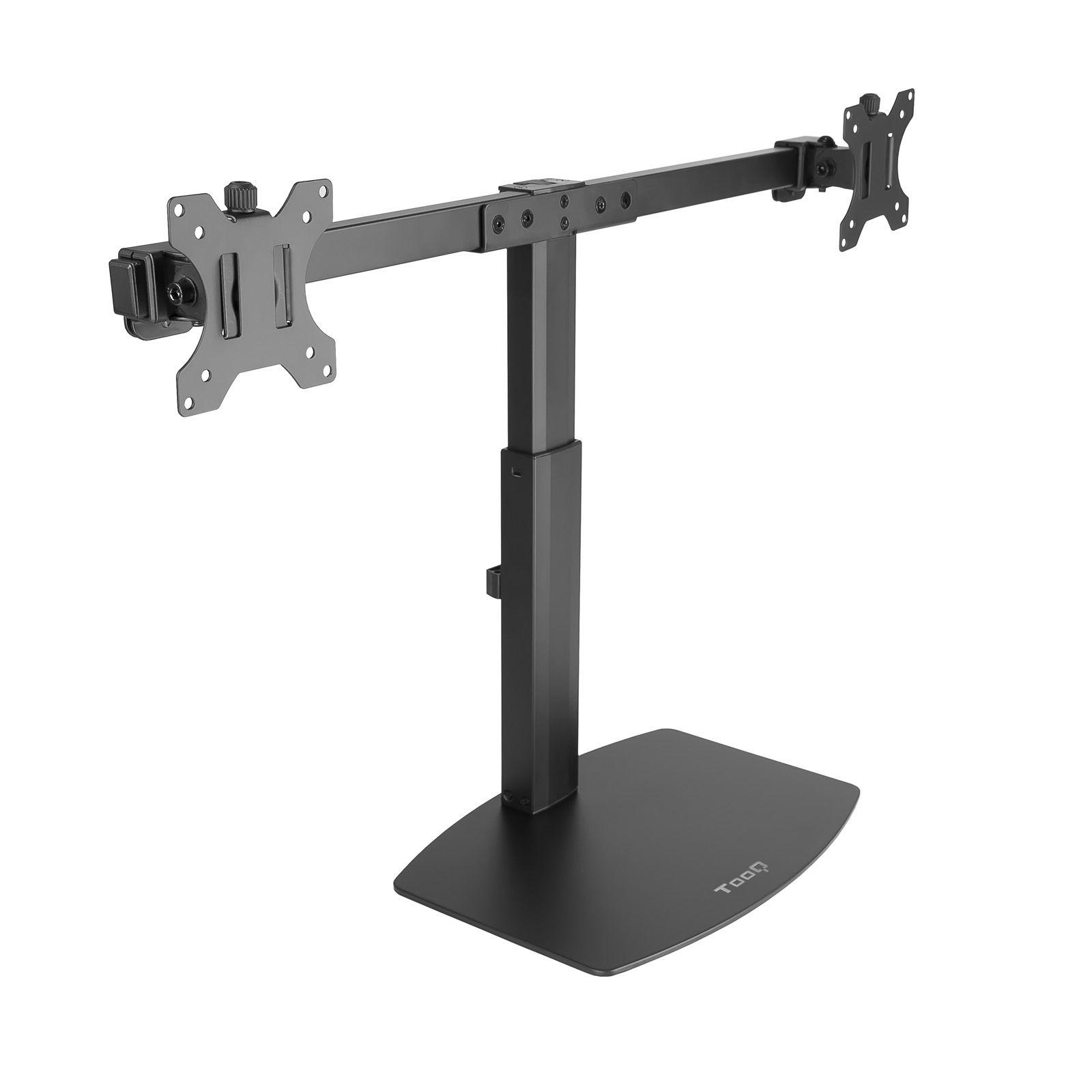 Suporte de Secretária para 2 Monitores TOOQ DB1727TN-B (17-27" - 6 kg por Braço - Preto)