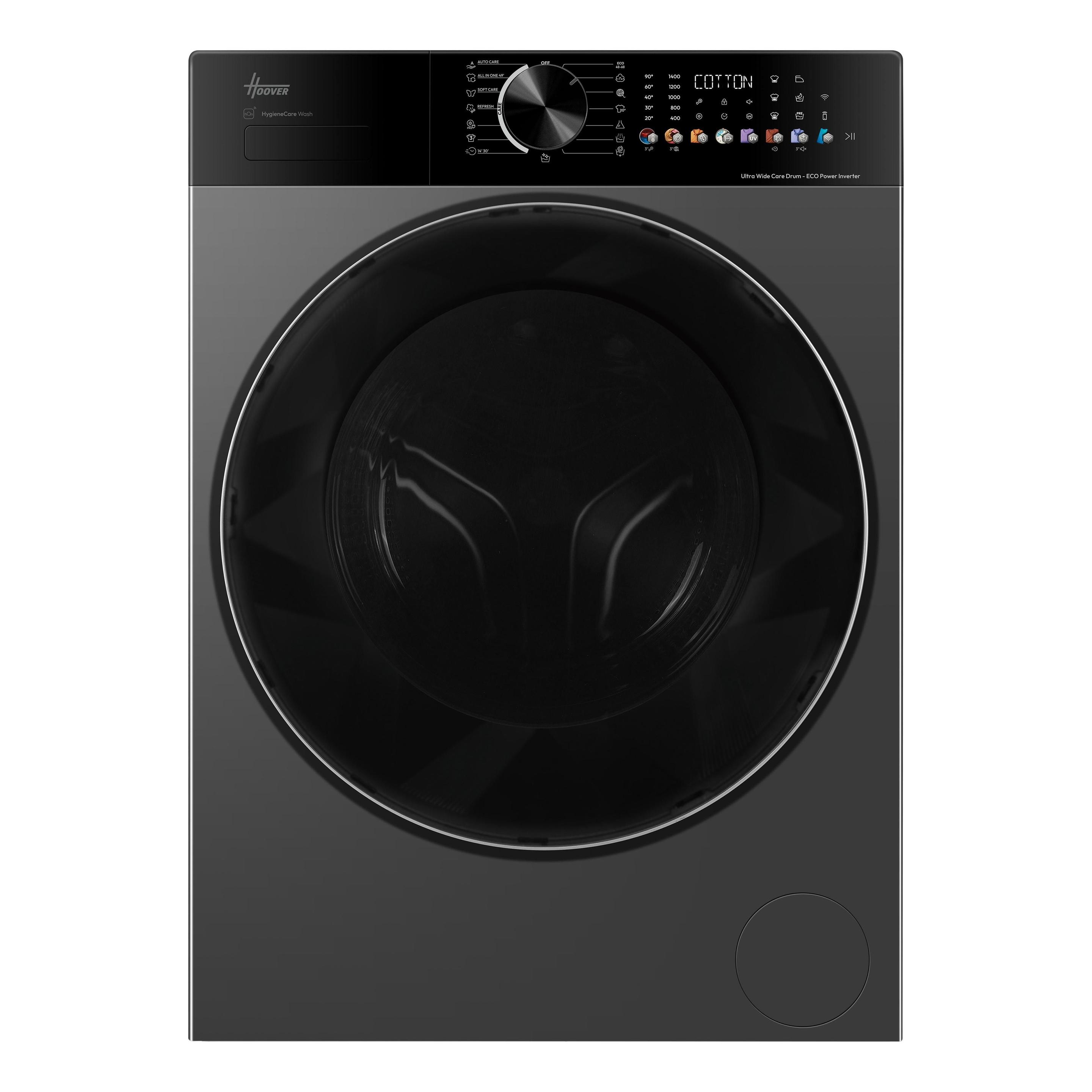 Máquina de Lavar Roupa Independente HOOVER H5W412BL10GUHS (1400 RPM - B - A - Preto)