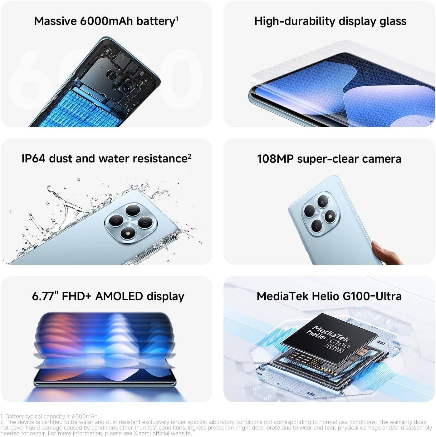 Smartphone XIAOMI Redmi Note 15 4G (8GB/256GB - 6,77" - Preto) — miniatura 3