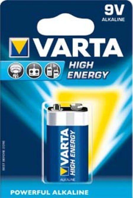 Pilha Alcalina VARTA 6LR61 6LP3146 (9 V - 1 unidade)