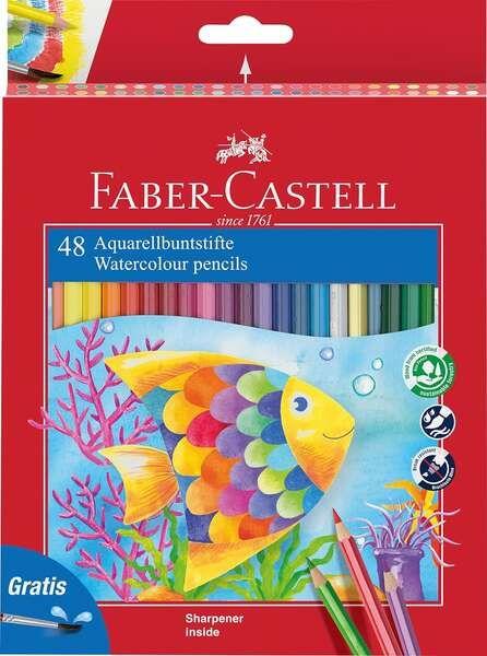 Lápis de Cor Aguareláveis FABER-CASTELL Classic Colour (Multicor)
