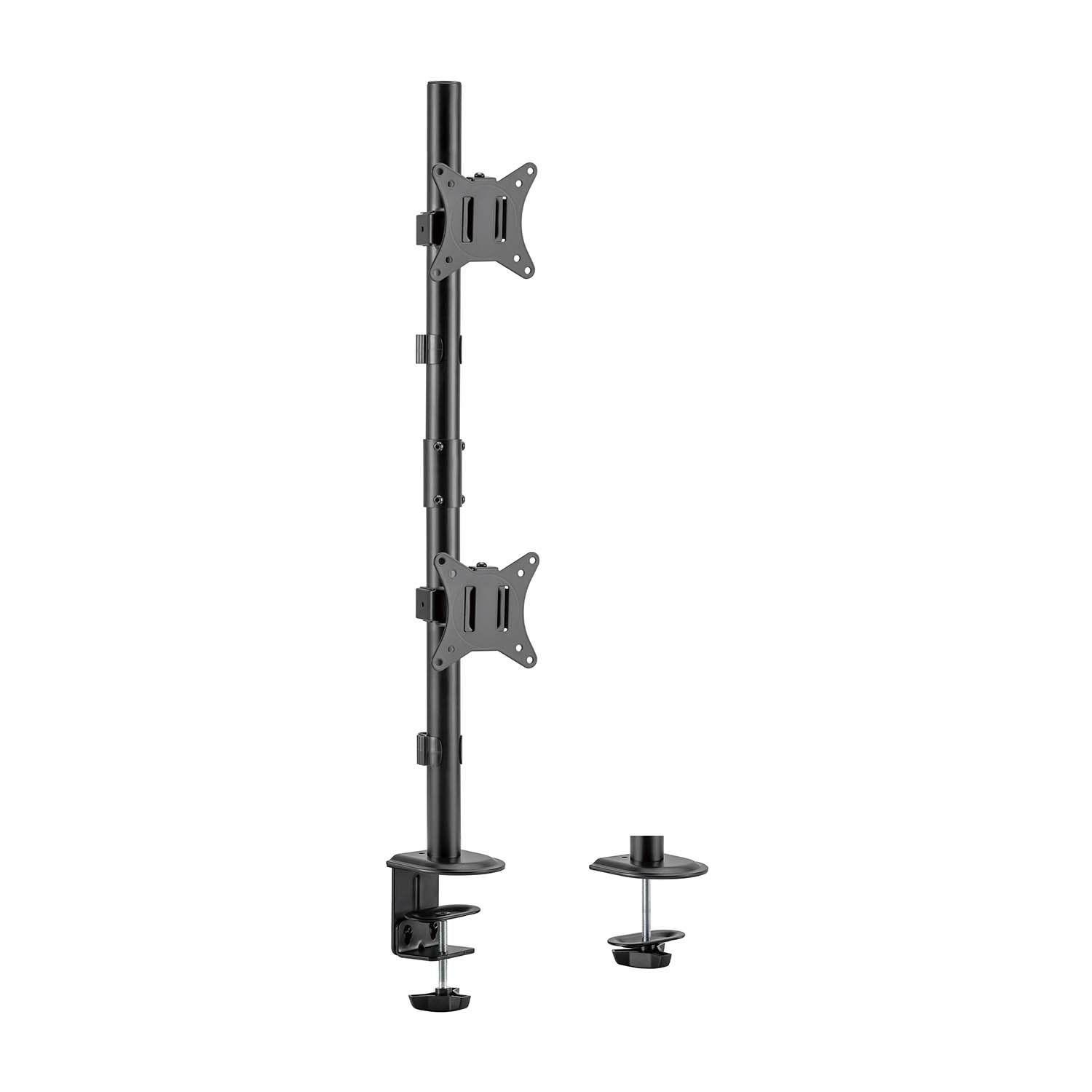 Suporte de Secretária para 2 Monitores/TV AISENS DT32TSR-229 (100 x 100 mm - 75 x 75 mm - 81,3 cm - Preto)