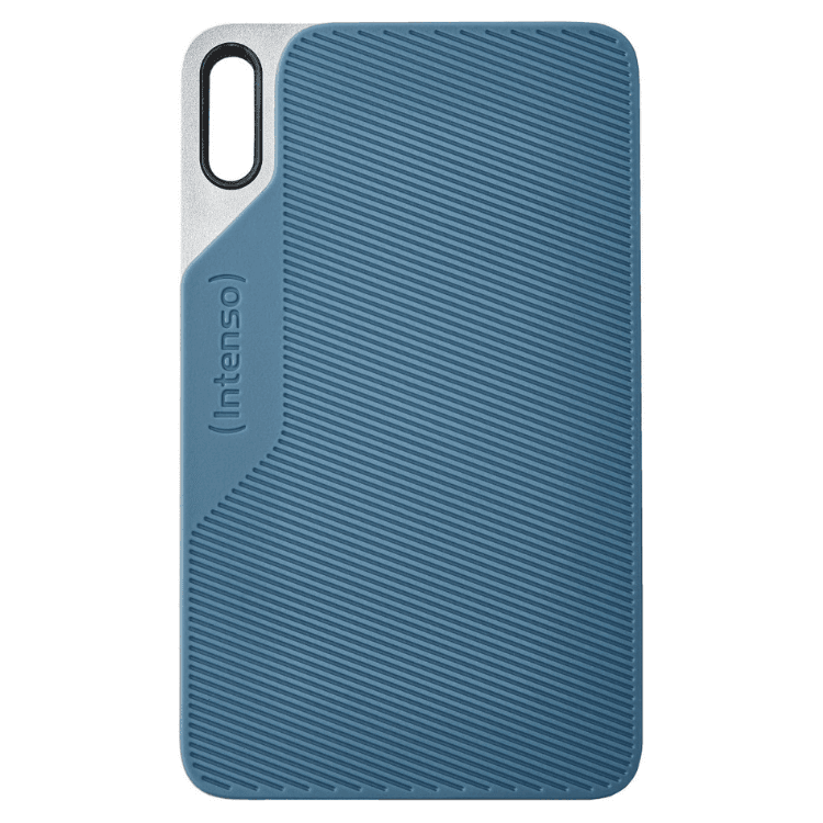 Disco SSD Externo INTENSO TX100 (1 TB - USB 3.2 Gen 1x1 - USB-C - Azul e Cinzento) — miniatura 2