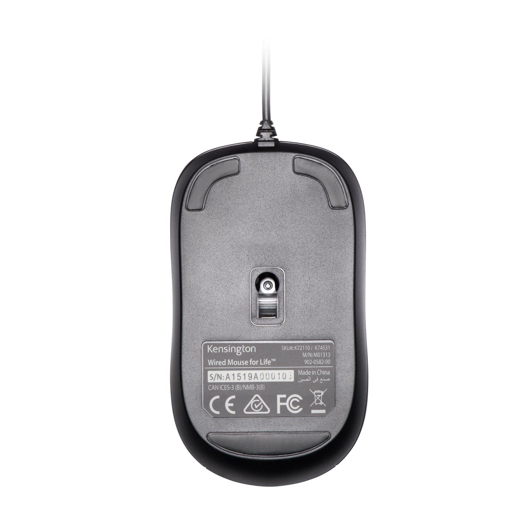 Rato KENSINGTON ValuMouse K72110EU (Ambidestro - 1000 DPI - Ótico - Preto) — miniatura 3