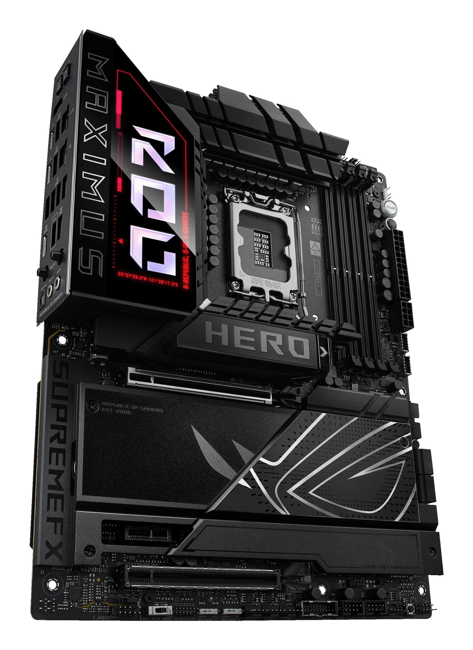 Motherboard ASUS ROG MAXIMUS Z890 HERO (LGA 1851 (Socket V1) - Intel Core Ultra Series 2 - ATX - Preto), miniatura 8