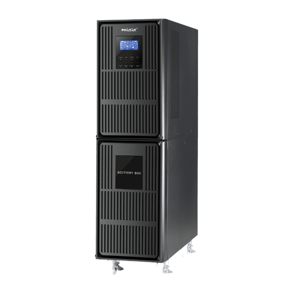 UPS Online PHASAK PH 9260 (Cabo de alimentação de energia - Terminais - Preto)