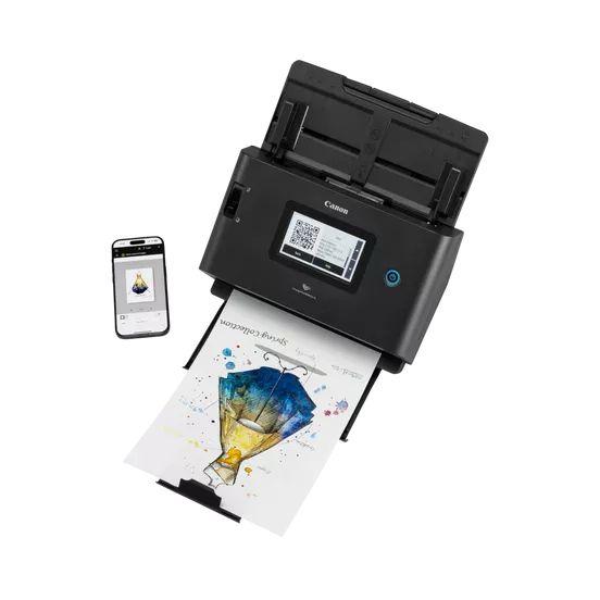 Scanner de Documentos CANON imageFORMULA DR-S350NW (USB 2.0 - Prateado) — miniatura 3