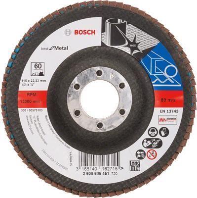 Disco de Lamelas Abrasivo BOSCH X571 2608607328 (Aço), imagem 1