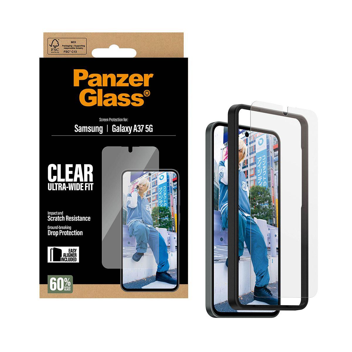 Película de Proteção de Ecrã PANZERGLASS Samsung Galaxy A37 5G (Samsung Galaxy A37 5G - Samsung - Transparente), miniatura 5