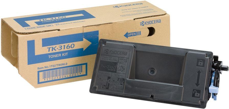 Toner KYOCERA TK-3160 (12500 páginas - Kyocera - Preto)