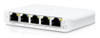 Switch Gerido UBIQUITI USW-Flex-Mini (5 Portas - Gigabit Ethernet - 10 Gbit/s - Branco)