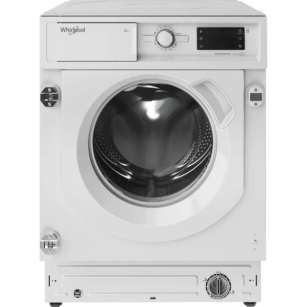 Máquina de Lavar Roupa Encastre WHIRLPOOL BI WMWG 81485E EU (Altura 81,5 cm - 82 cm - 8 kg - Branco)
