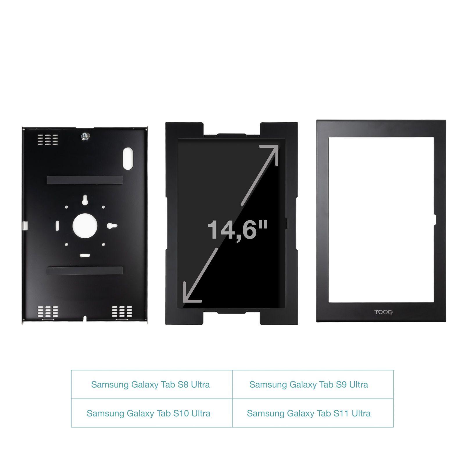 Moldura Antirroubo TOOQ TQATTE2601-L-B (14,6" - Preto) — miniatura 3