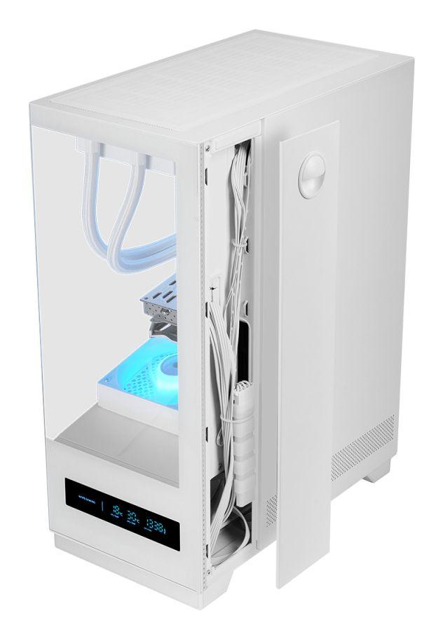 Caixa PC MARS GAMING MCPULSARW (ATX, Micro ATX, Mini-ITX - Midi Tower - Vidro temperado - Branco) — miniatura 2