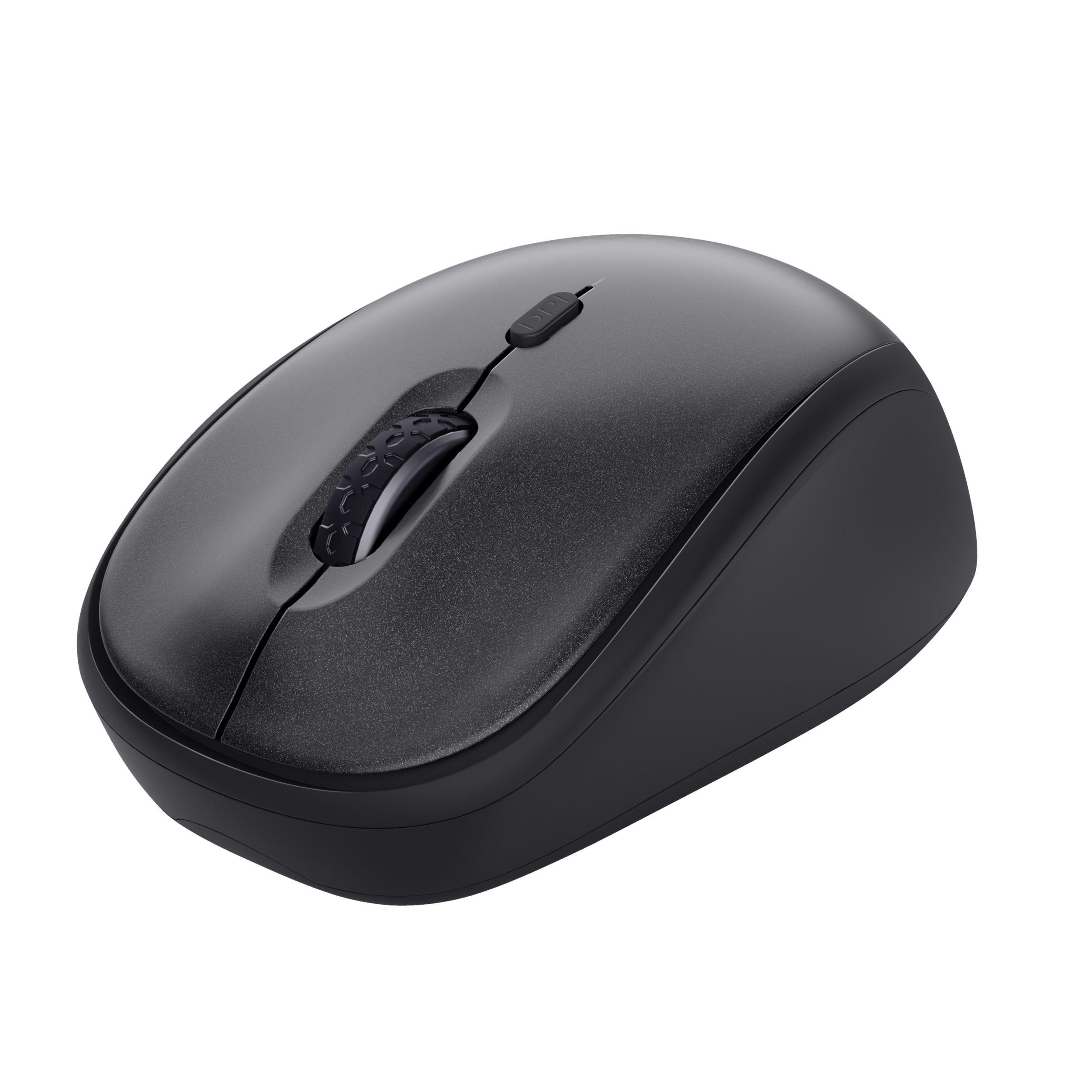 Rato TRUST TM-201 (Mão direita - 1600 DPI - Ótico - Preto)