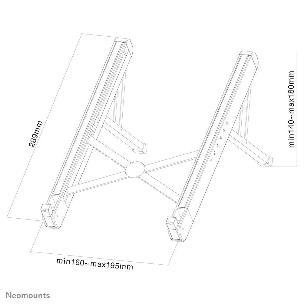 Suporte para Computador Portátil NEOMOUNTS NSLS010 (43,2 cm - Prateado), miniatura 17