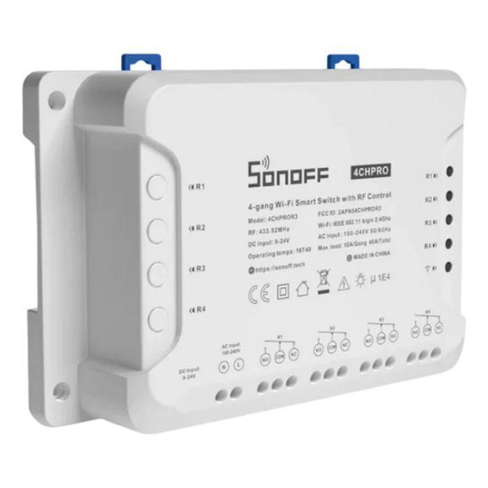 Interruptor Inteligente SONOFF 4CHPROR3 (PC V0 - 145 * 90 * 34 - Branco)