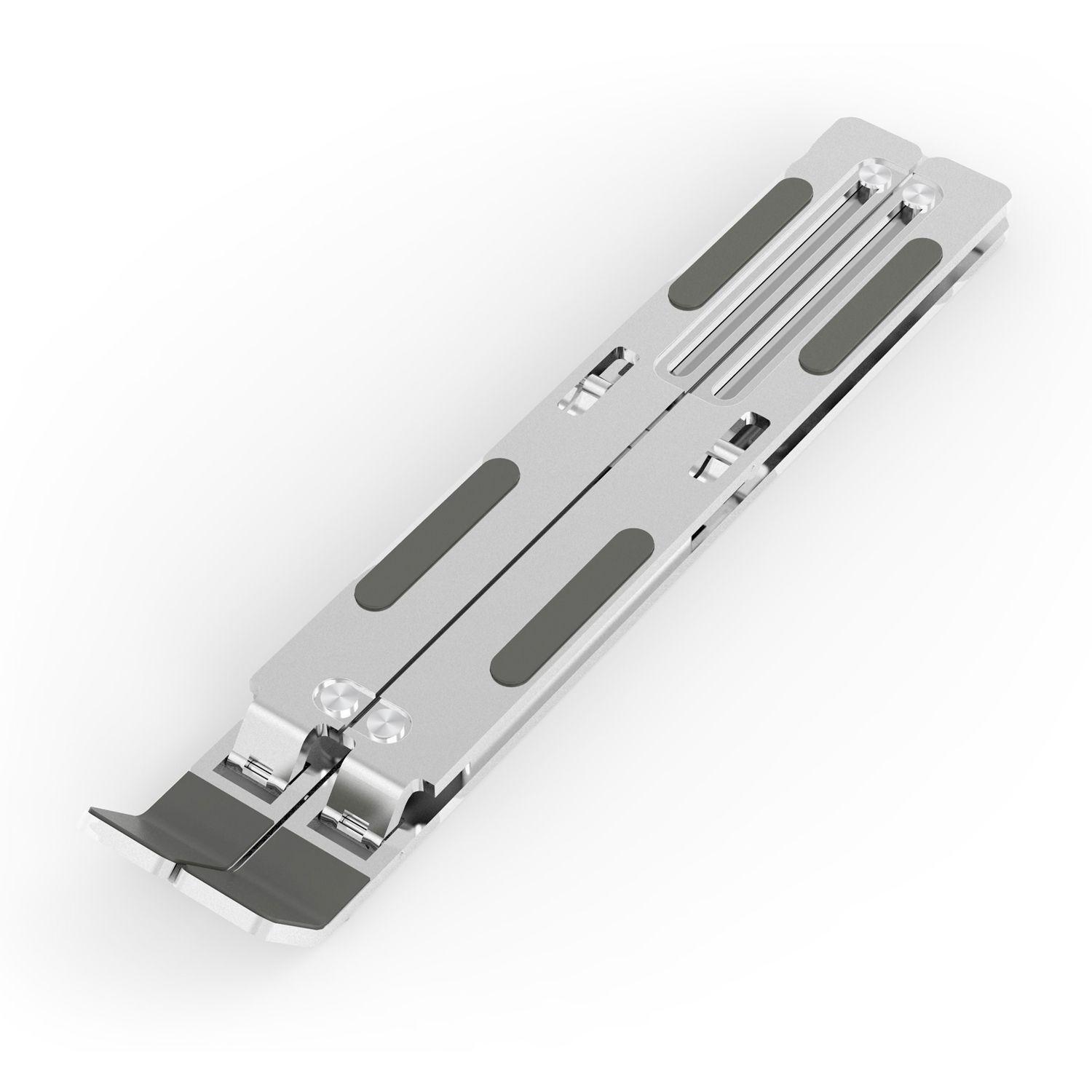 Suporte de Secretária para Portátil e Tablet AISENS LPS2M-173 (38,1 cm - Prateado) — miniatura 3