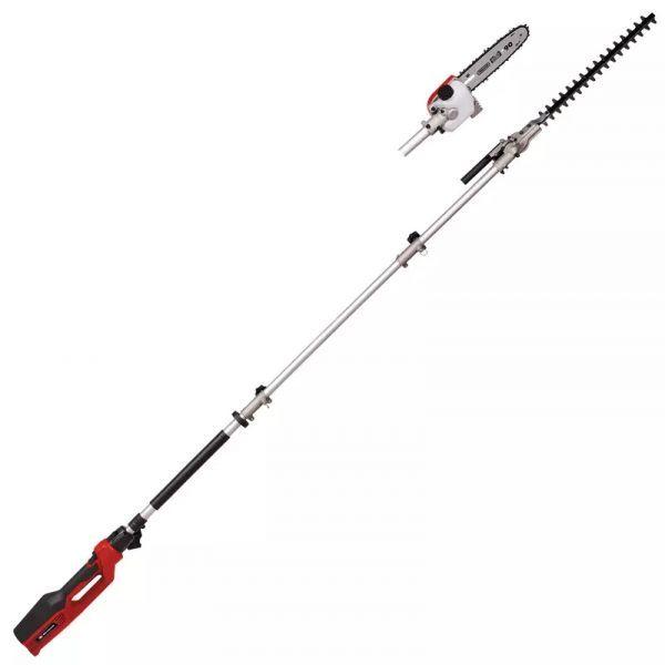 Aparador de Sebes Telescópico e Podador de Vara EINHELL GC-HC 90/2046 T (900 W - Preto/Vermelho)