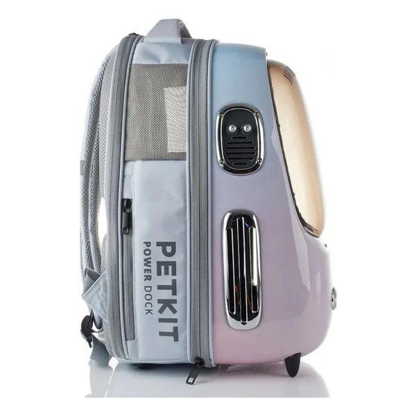 Mochila Transportadora para Gatos PETKIT Breezy2 (ABS, PC, tecido - Rosa e Azul) — miniatura 4