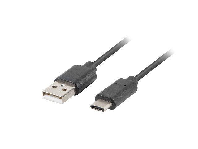Cabo USB 2.0 LANBERG CA-USBO-10CU-0005-BK (0,5 m - USB 1.1 - Preto)