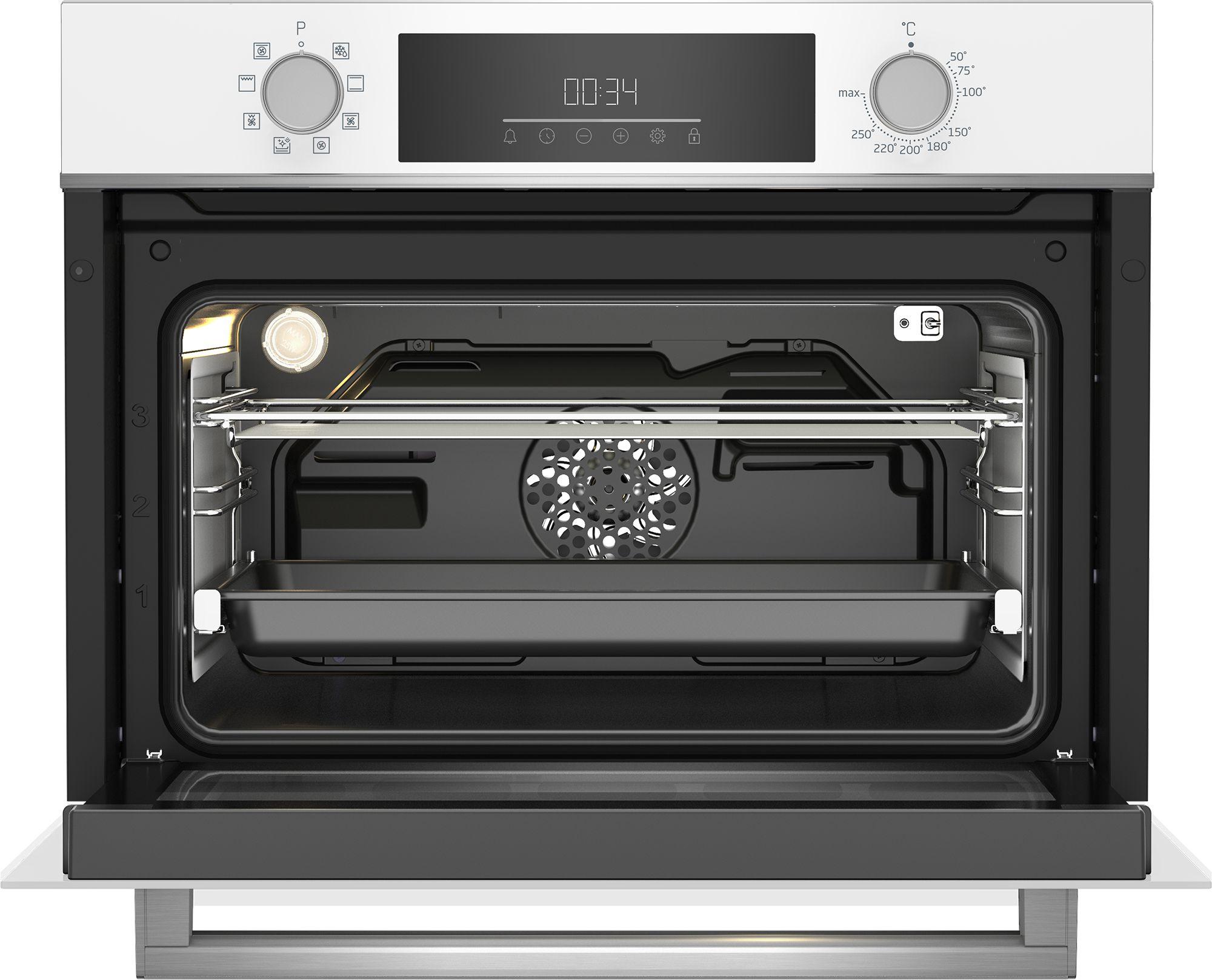 Forno Encastre BEKO BBCM18300W (Forno elétrico - 48 l - SteamShine - Branco), miniatura 3