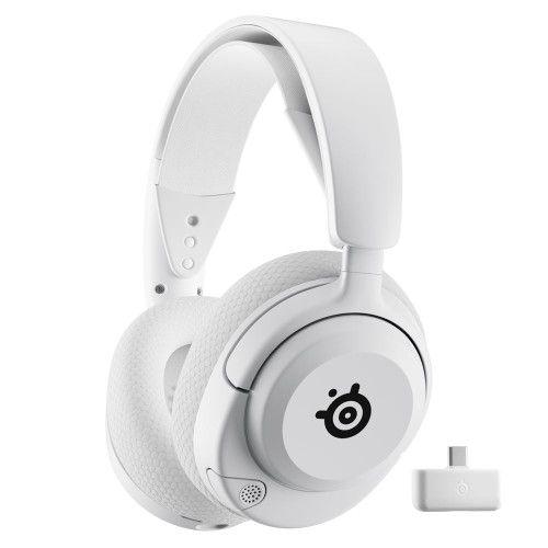 Headset Gaming STEELSERIES Arctis Nova 5 Wireless (Binaural - Sem fios - Supra-aural - Branco)