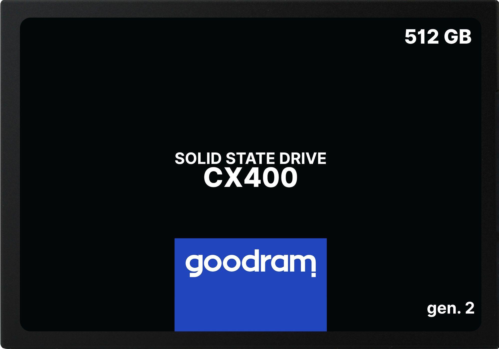 Disco SSD GOODRAM CX400 Gen.2 (512 GB - 2,5" - SATA)