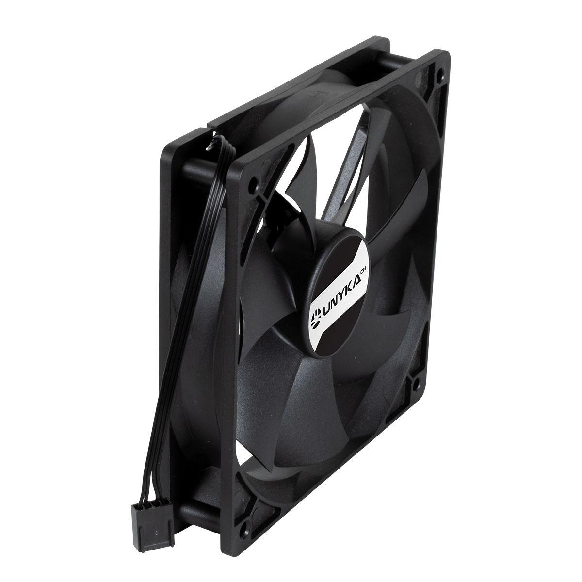 Ventoinha para Caixa de PC UNYKACH 80.120.25 (Não suportado - Preto), miniatura 4
