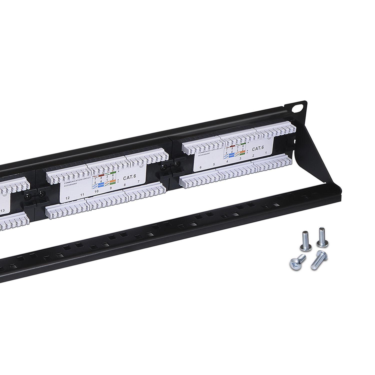 Painel de Patch AISENS A141-0509 (Montagem em rack - Preto) — miniatura 3