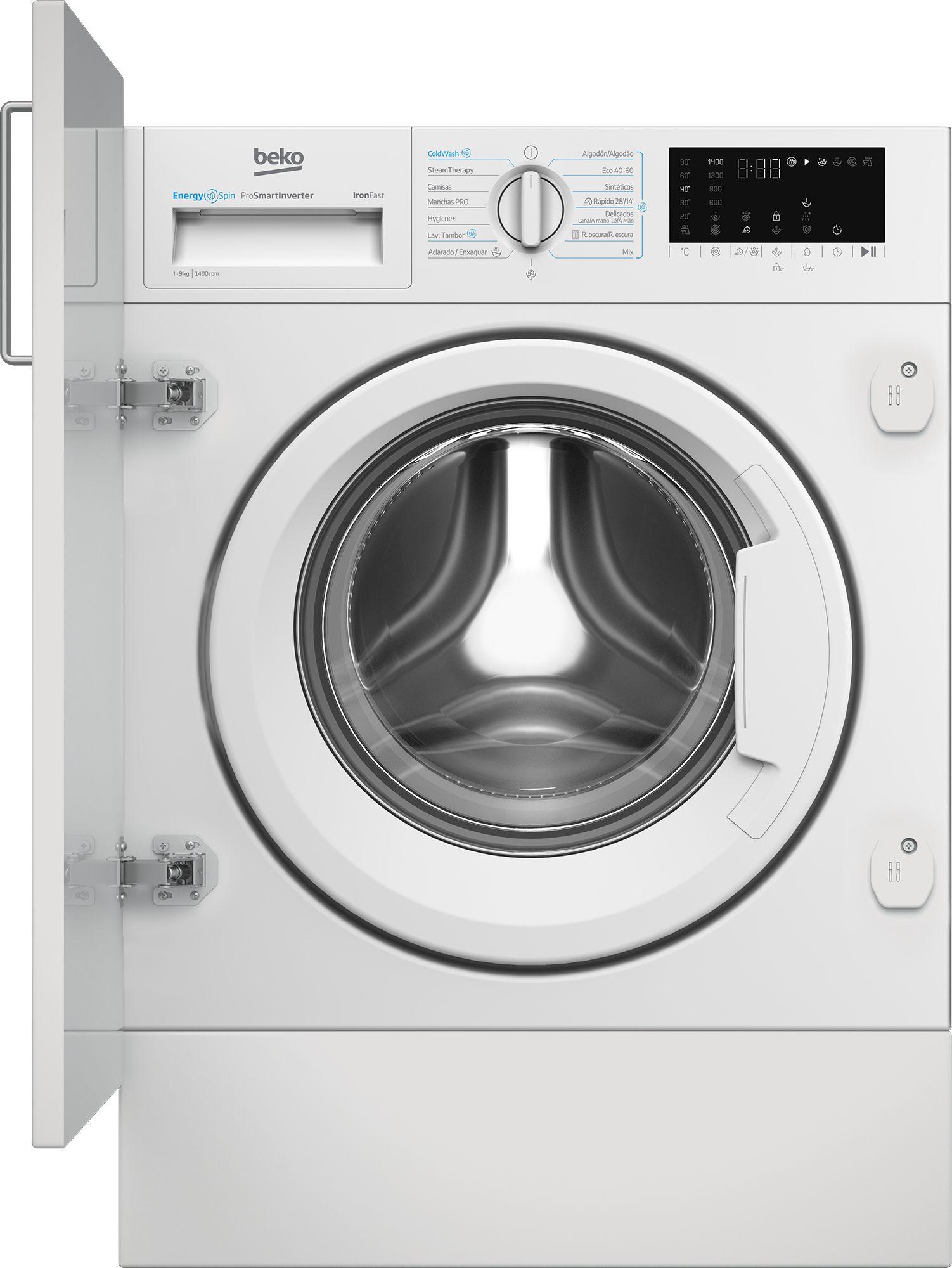 Máquina de Lavar Roupa Encastre BEKO B3WBT49435WB (Altura 82 cm - 9 kg - B - Não aplicável)