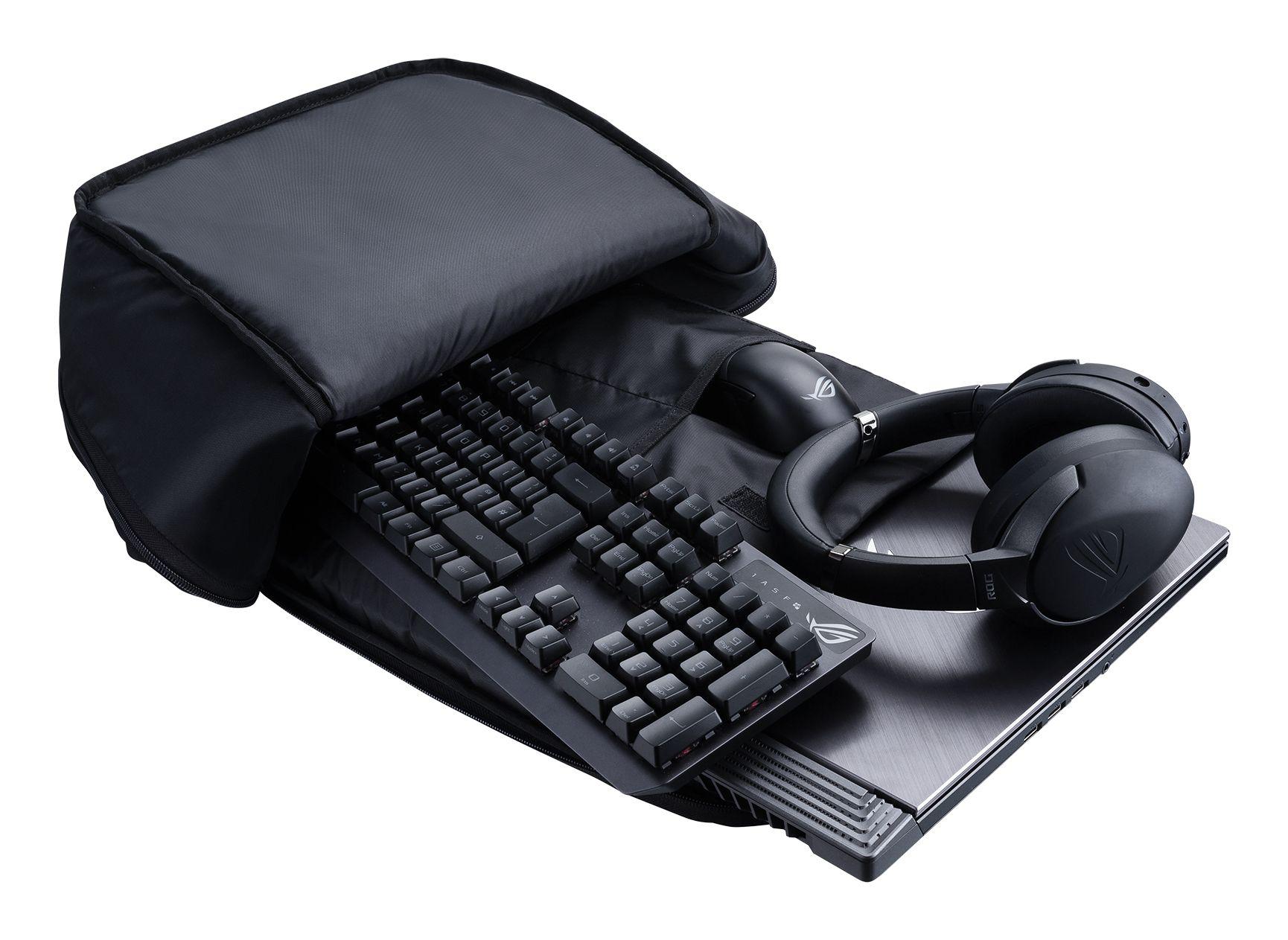 Mochila ASUS ROG BP1501G Edição Holográfica (17" - Preto e Cinzento), miniatura 5