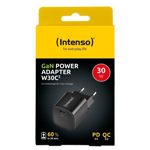 Carregador de Parede INTENSO W30C² GaN (30 W - Preto), miniatura 2
