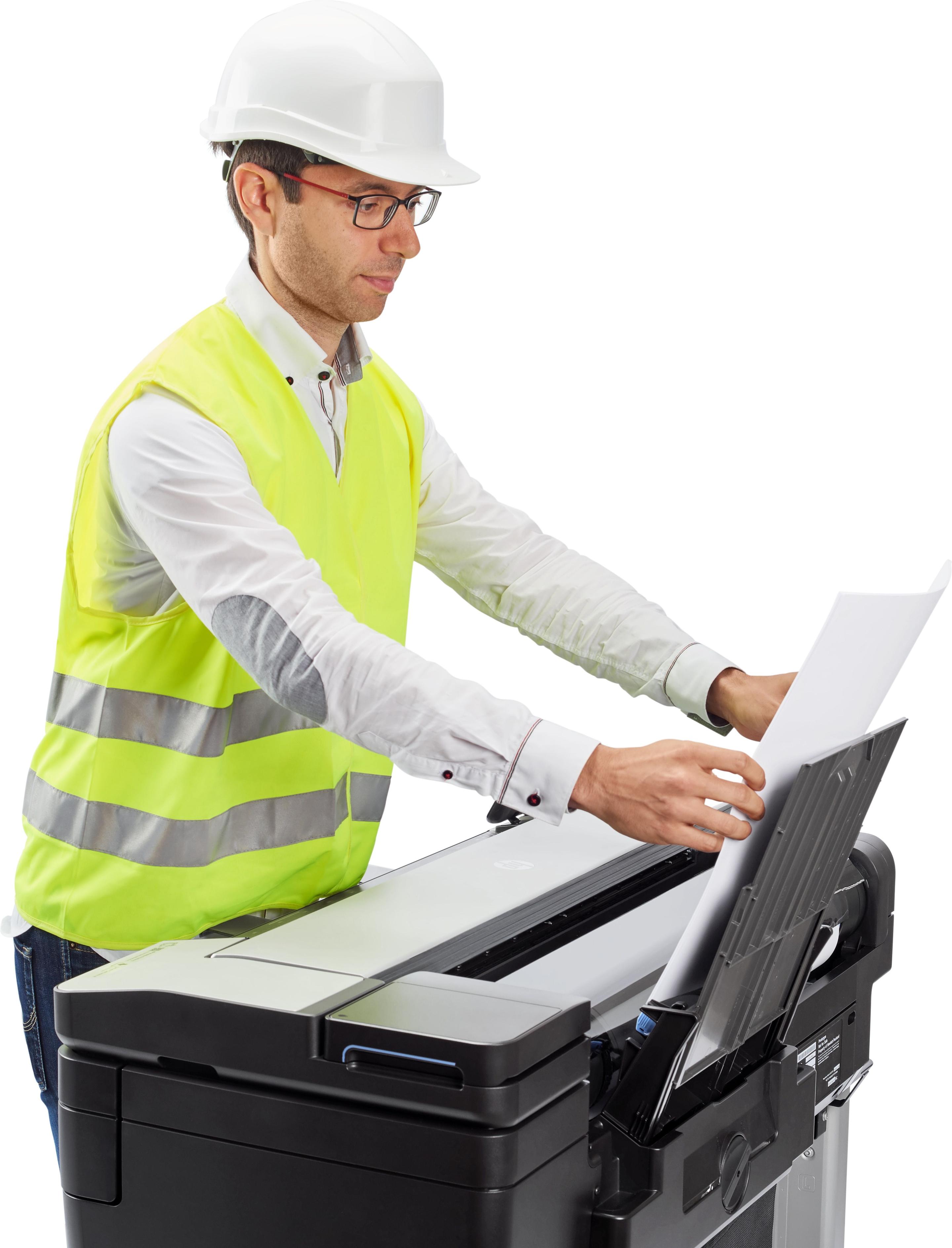 Plotter Multifunções HP DesignJet T830 24" (USB Tipo-A - Preto e Prateado), miniatura 12