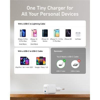 Carregador USB-C ANKER 511 Charger (Nano Pro) (USB-C - Telemóvel, tablet - Branco), miniatura 5