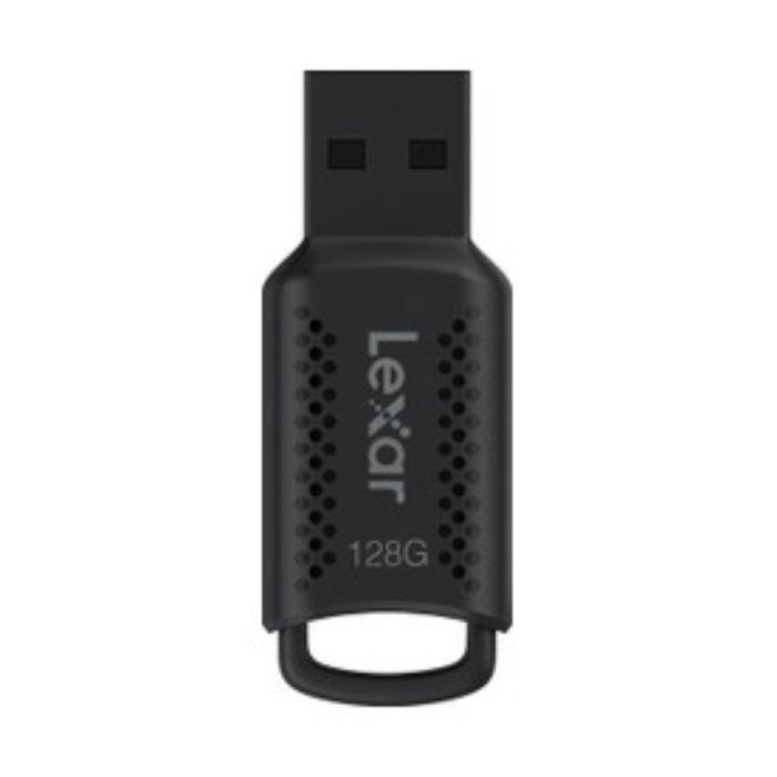 Pen USB LEXAR JumpDrive V400 (128 GB - Deslizante - Até 100 MB/s - Preto), miniatura 2